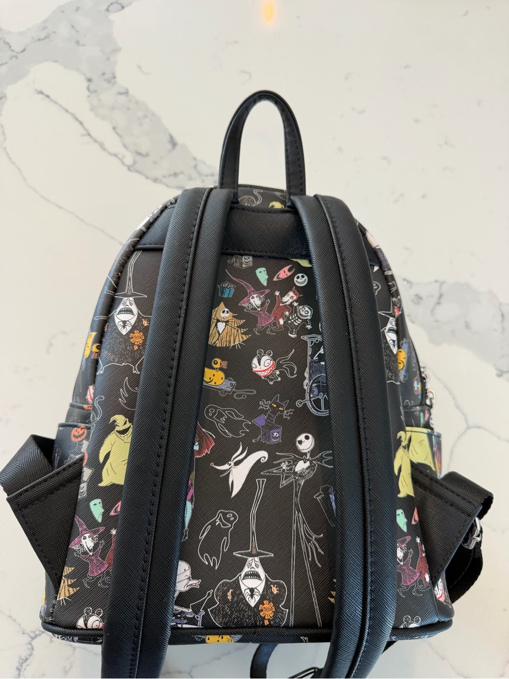The Nightmare Before Christmas Black Character Print Mini Backpack - Picture 5 of 8